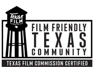 Texas film commission certified logo.